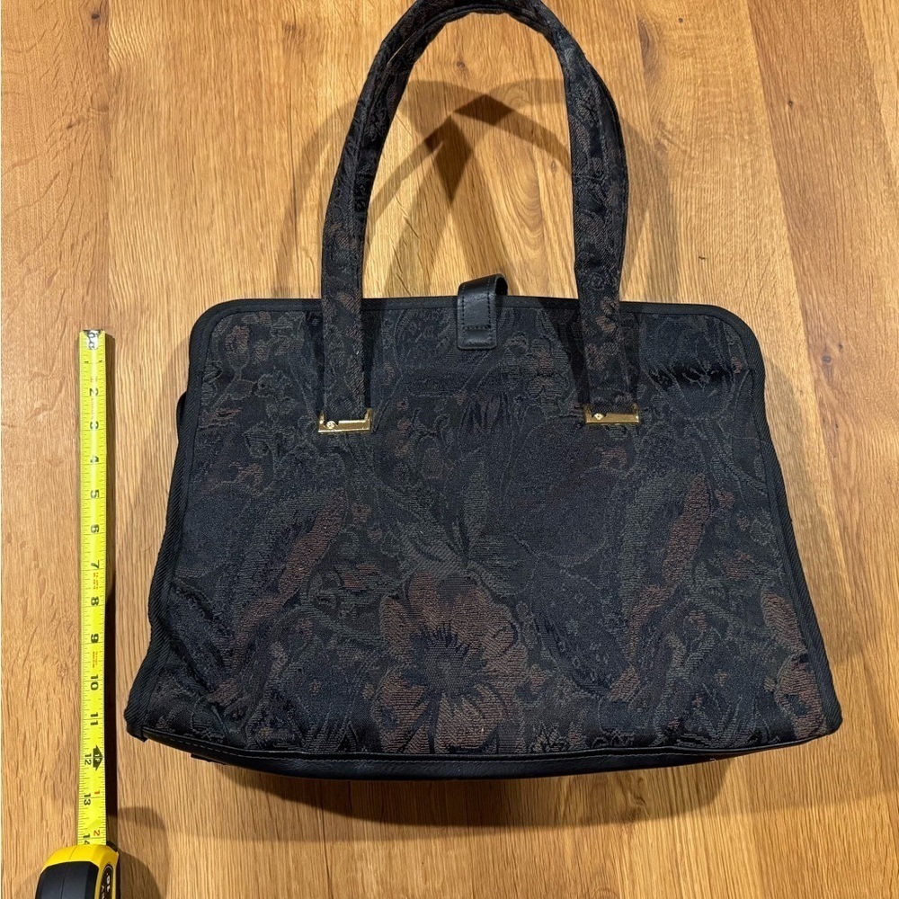 Vintage Samsonite Esteem 1992 Tapestry Floral Travel Bag Carry-On Weekender - Picture 9 of 10